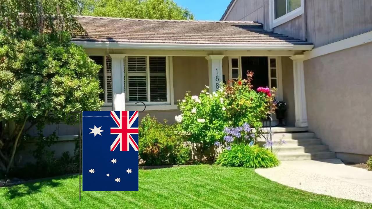 Country Linen Gartenflagge Australien – 30,5 X 45,7 Cm, Doppelt Genäht Für Windstabilität