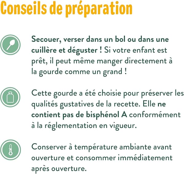 GOOD GOÛT - Petit Déj Fraise - Gourde Pour Bébé - Dès 6 Mois - Format Nomade - Sans Sucres Ajoutés - 10x70g - 4