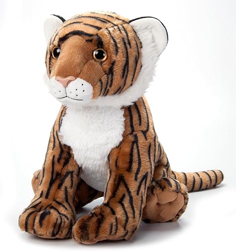 Miniatura 1 de The Petting Zoo Peluche de tigre, regalos para niños, animales salvajes del zoológico Onez, juguete de peluche jumbo de tigre de 20 pulgadas