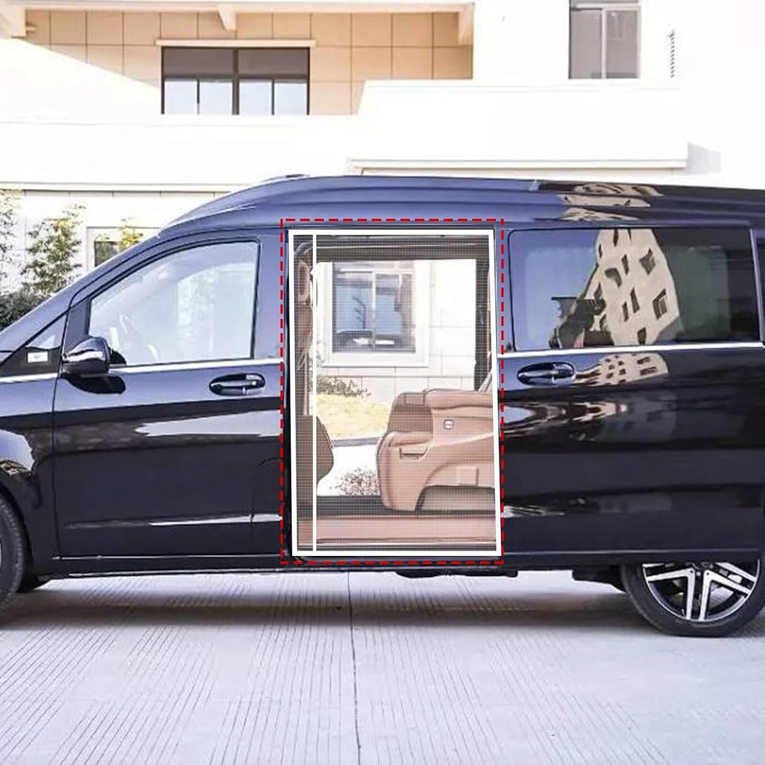 Magnetic Screen Door, 39x9 8Inch, Left and Right Side Opening, Hanging Door Curtain for Porch/Residence/House/Apartment Tenants, White