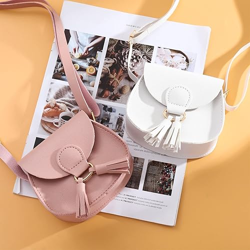 Miniatura 4 de SOTOGO Monederos de 3 piezas para niñas pequeñas, bolsos cruzados, bolsos de princesa, bolsos para niñas pequeñas, bolsas de hombro para niños,