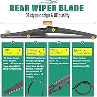 Vista 300 de 26" 20" 16" Windshield Wiper Blades Replacement for Dodge Grand Caravan 2008-2020 / Chrysler Town & Country 2008-2016 Premium All Weather Front Rear