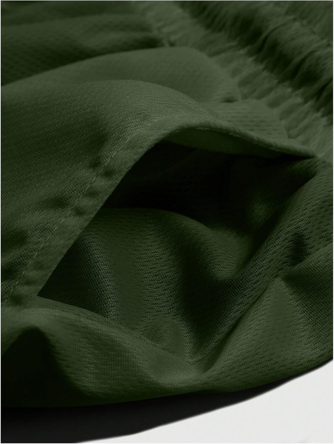 WDIRARA Men's 2 in 1 Shorts Graphic Letter Print Drawstring Workout Running Gym Shorts with Pockets - Image 5