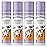 Badger Lavender Orange Classic Lip Balm, 100% Organic Balm, Long Lasting Lip Care w/Light Silky Texture, Uplifting Orange & Calming Lavender Lip Balm, 4 Pack