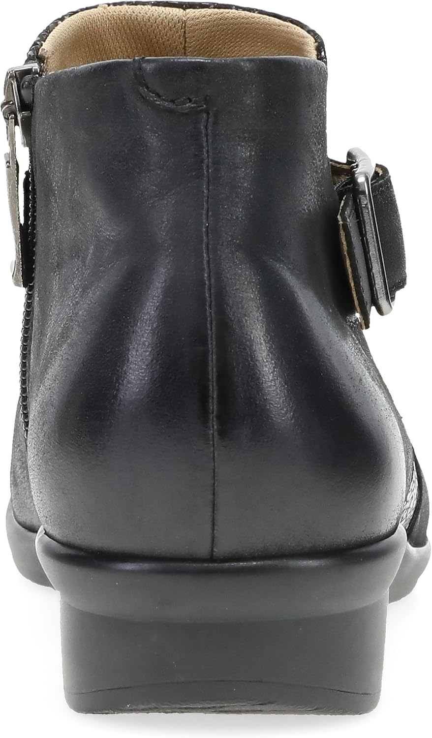 Dansko Carolyn Low Ankle Booties - Comfortable Slip on Style with Inside Zipper and Removable Arch Support Insole