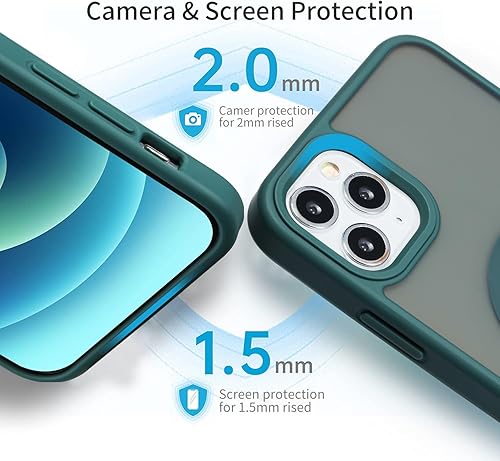 Miniatura 5 de Funda magnética fuerte para iPhone 11 Pro Max compatible con MagSafe funda protectora a prueba de golpes para iPhone 11 Pro Max de 6.5 pulgadas,