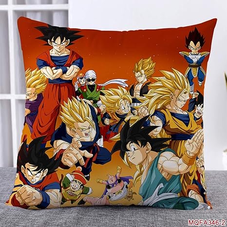 Amazon Co Jp Hi Hi ドラゴンボールクッションカバー アニメギフト 45 X 45cm 17 7x17 7インチ 0 485 ホーム キッチン