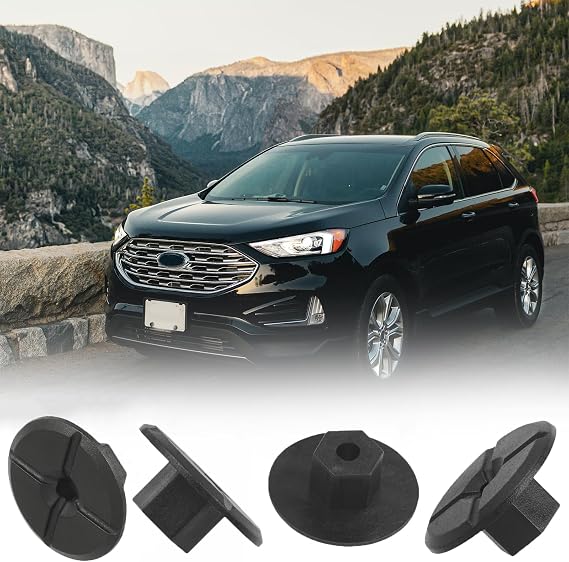Plastic Wing Nuts,50 PCS Car Fastening Clips & Body Screws for Wheel Arch Trim Splash Guard Undertray Bumper Wheel Housing Liner Hardware Fixing Set Black Clamp Nuts