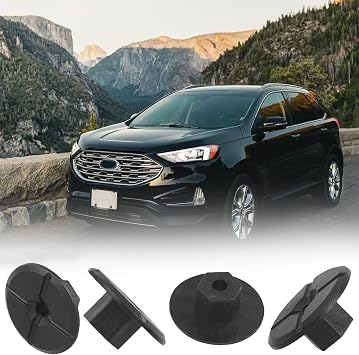 Plastic Wing Nuts,50 PCS Car Fastening Clips & Body Screws for Wheel Arch Trim Splash Guard Undertray Bumper Wheel Housing Liner Hardware Fixing Set Black Clamp Nuts