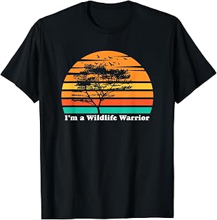 I'm a Wildlife Warrior Tshirt Gift For Wildlife Biologist