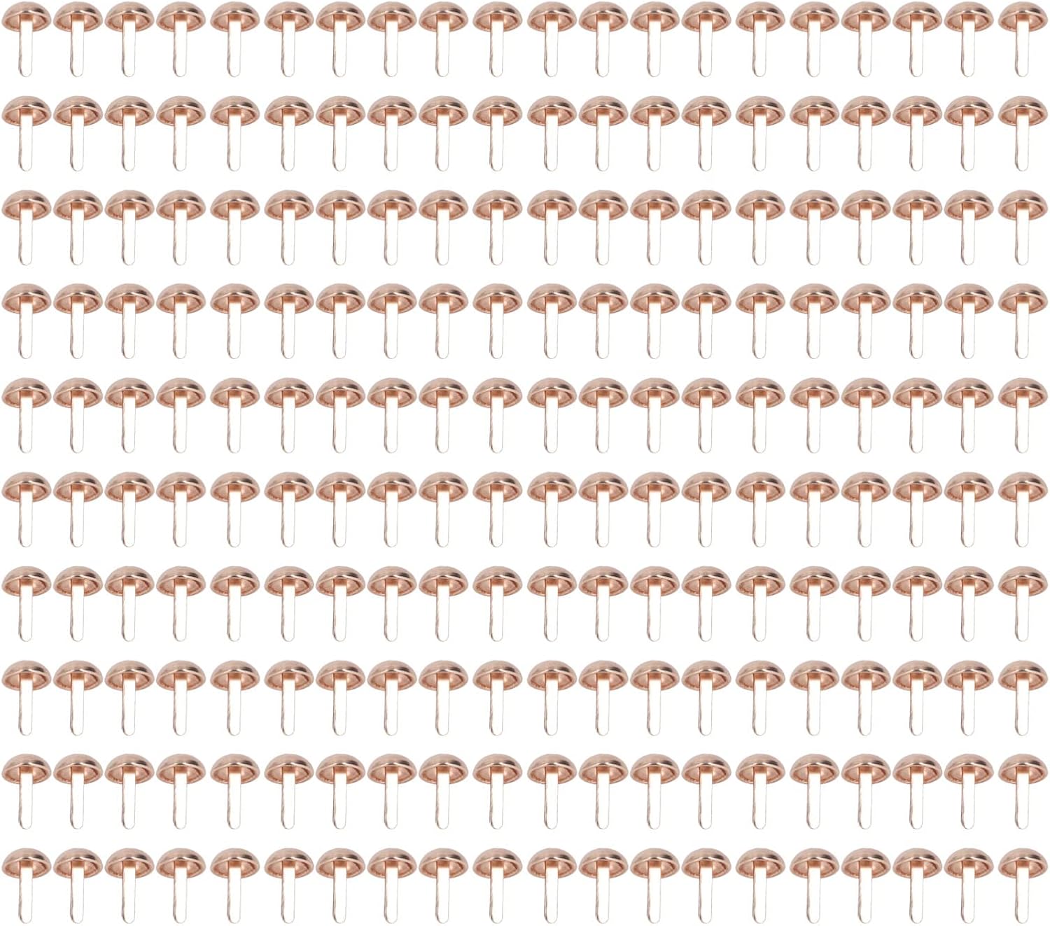 Nailhead Decorative Trim High Gloss Smooth Metal Pins Punk Style DIY Decoration for Clothing Bags Shoes Accessories Iron Material 15mm Size 200Pcs (SP15-001)