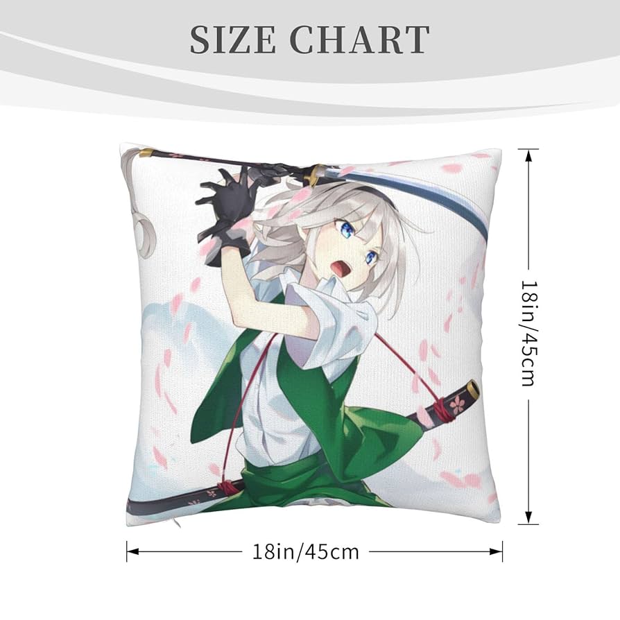 クッションカバー・ピローケース(キャラクター)ランサー ドリームクッションカバー Amazon｜東方project 魂魄妖夢 (17) クッションカバー 抱き枕