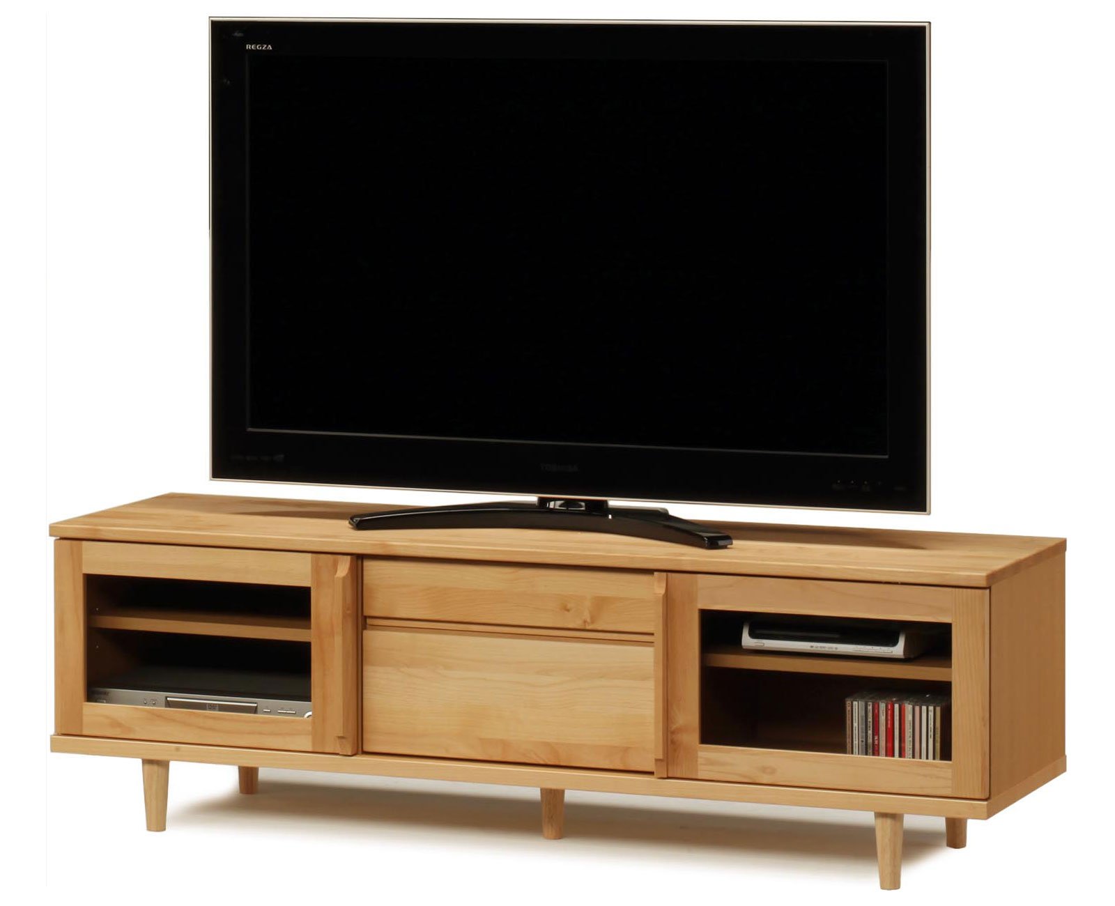 Amazon｜大川家具 岡製作所 テレビボード エヴァ 150cm幅 161265