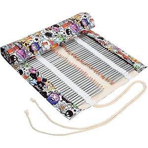 Lbxgap 168 Slot Pencil Roll Wrap Up Pencil Pouches Holder,Travel Drawing Coloring Pencil Roll Organizer for Watercolor Pens or Markers, Pencil Case Organizer for Artist