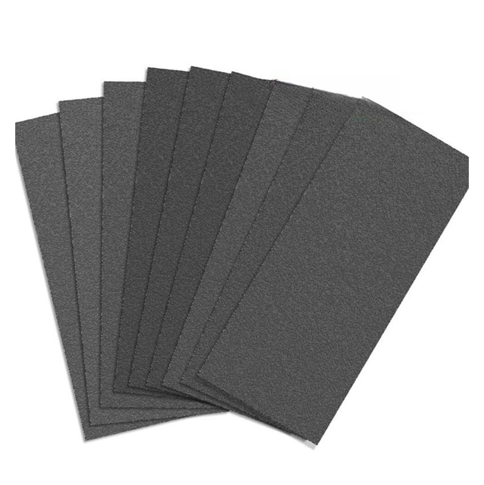 9pcs 3000 5000 7000 High Grit Wet and Dry Sandpaper Assortment Drywall Sanding Paper 9 X 3.6 Inch for Car Paint Auto Body