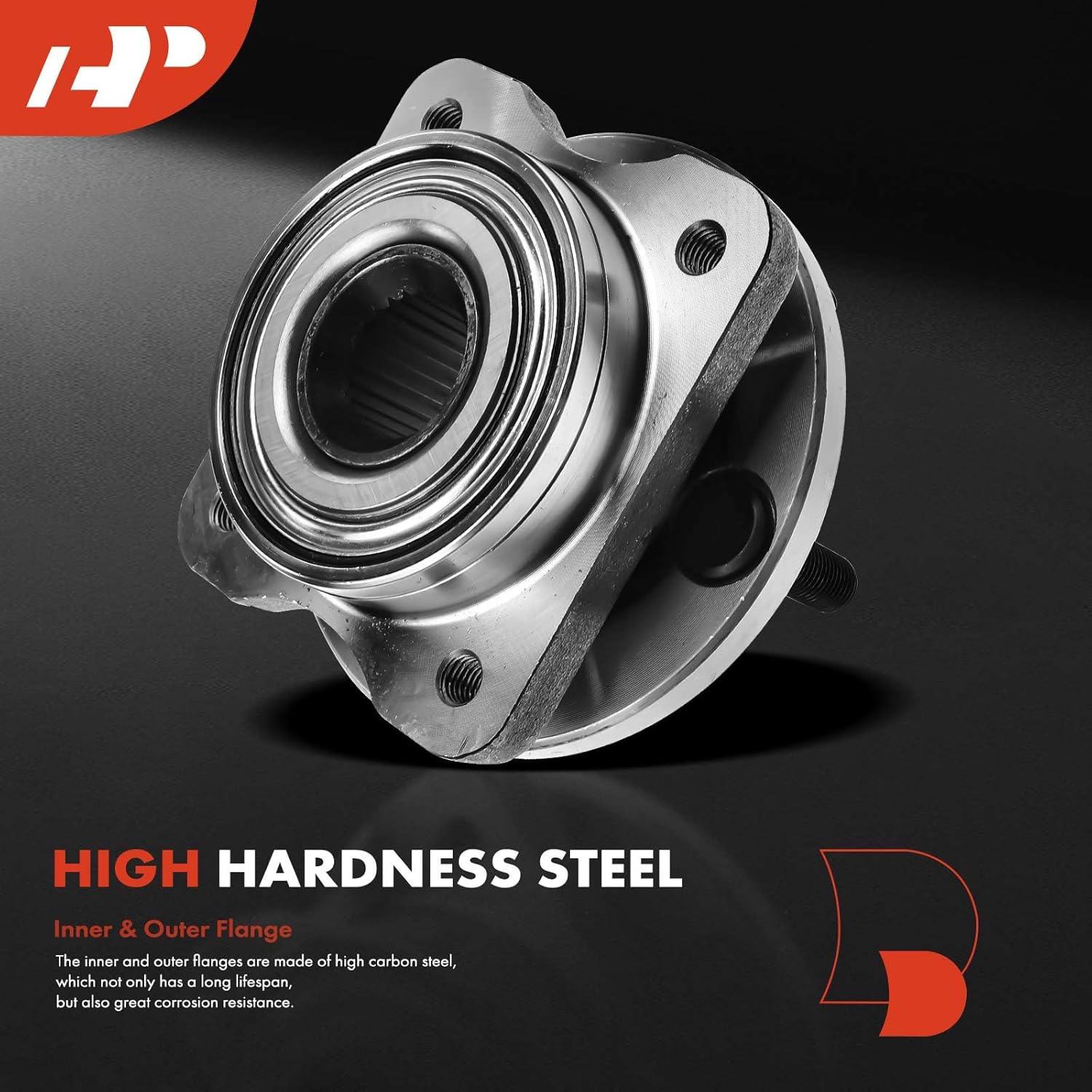 A-Premium Front Wheel Bearing and Hub Assembly with 5-Lug Compatible with Chrysler Dodge Plymouth - Town & Country Dynasty Imperial Lebaron, Daytona Grand Caravan Spirit, Grand Voyager