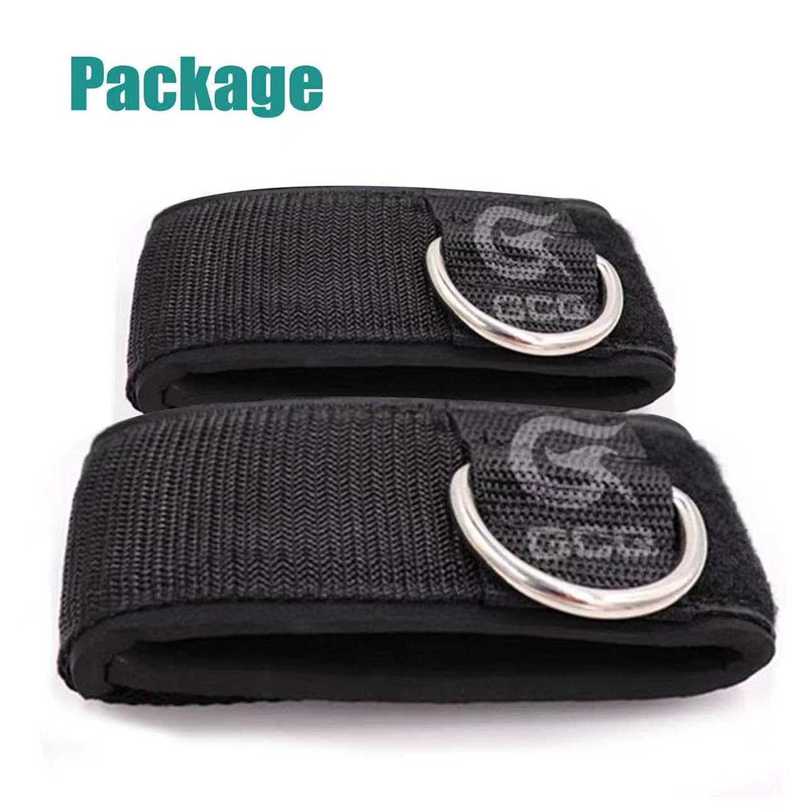 Sangles De Cheville Réglables Pour Machine De Fitness - Accessoires Cuisses Et Fessiers - Noir
