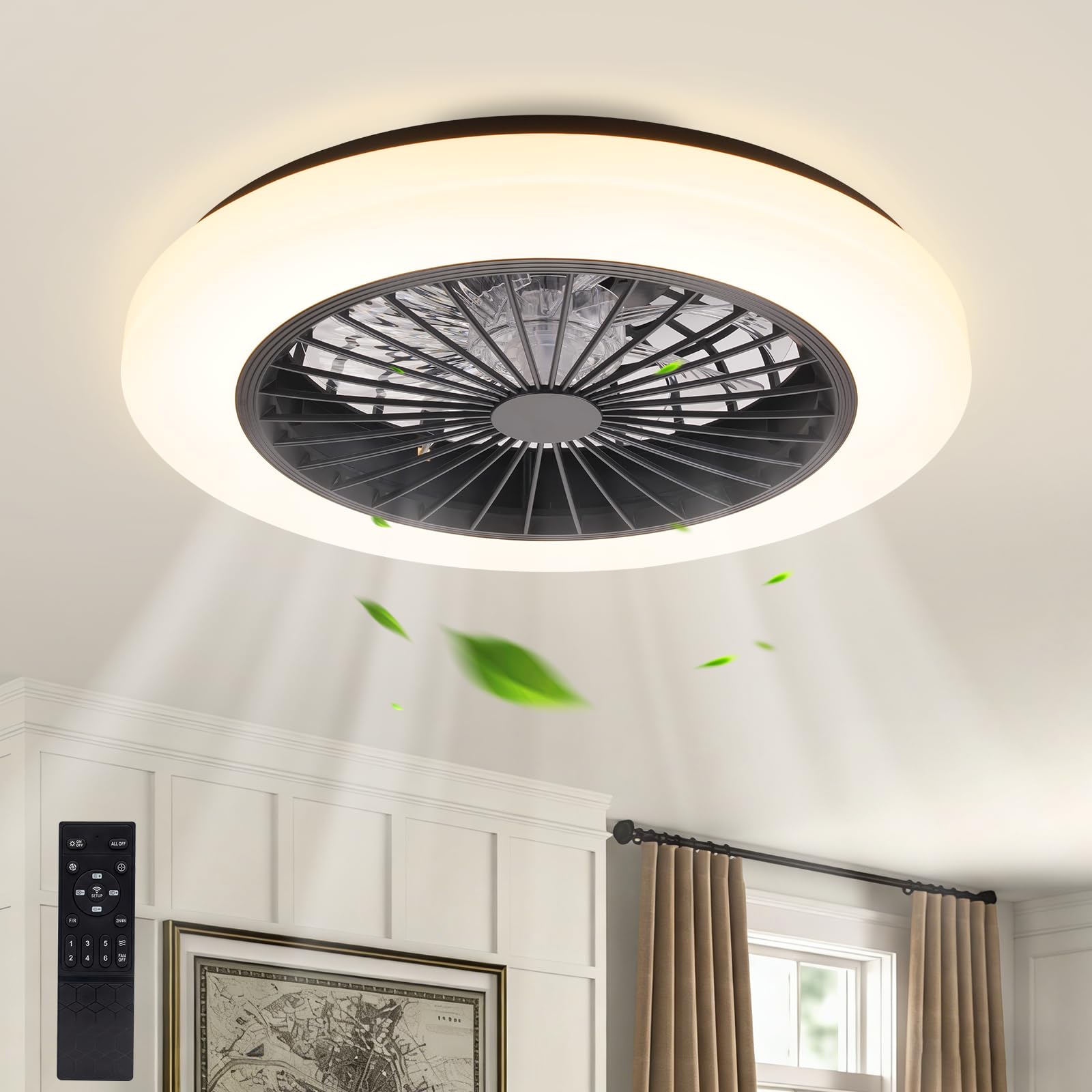 Homefire Led Deckenventilator mit Beleuchtung