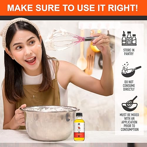 Miniatura 5 de Dolce Foglia - Aceites saborizantes de naranja sanguina  galón  Aceite aromatizante multiusos para hacer dulces, extractos y saborizantes para