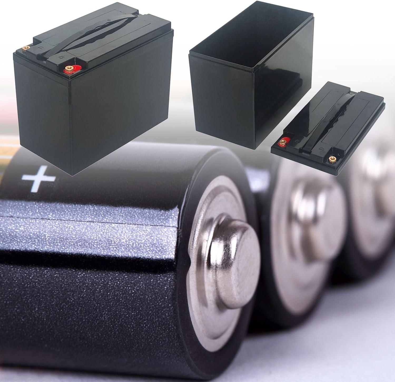 12V 50AH 18650 Case with Ergonomic Handle Empty Battery Box for Easy Portability and Stable Voltages