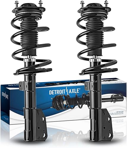 Miniatura 16 de Detroit Axle - 2 puntales delanteros para Chevrolet Aveo Aveo5 Pontiac G3 Wave, 2 puntales con suspensión de reemplazo de montaje de resorte
