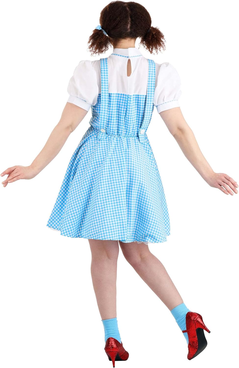 Wizard of Oz Dorothy Costume for Women, Kansas Girl Blue Dress for Movie Cosplay, School Plays & Halloween