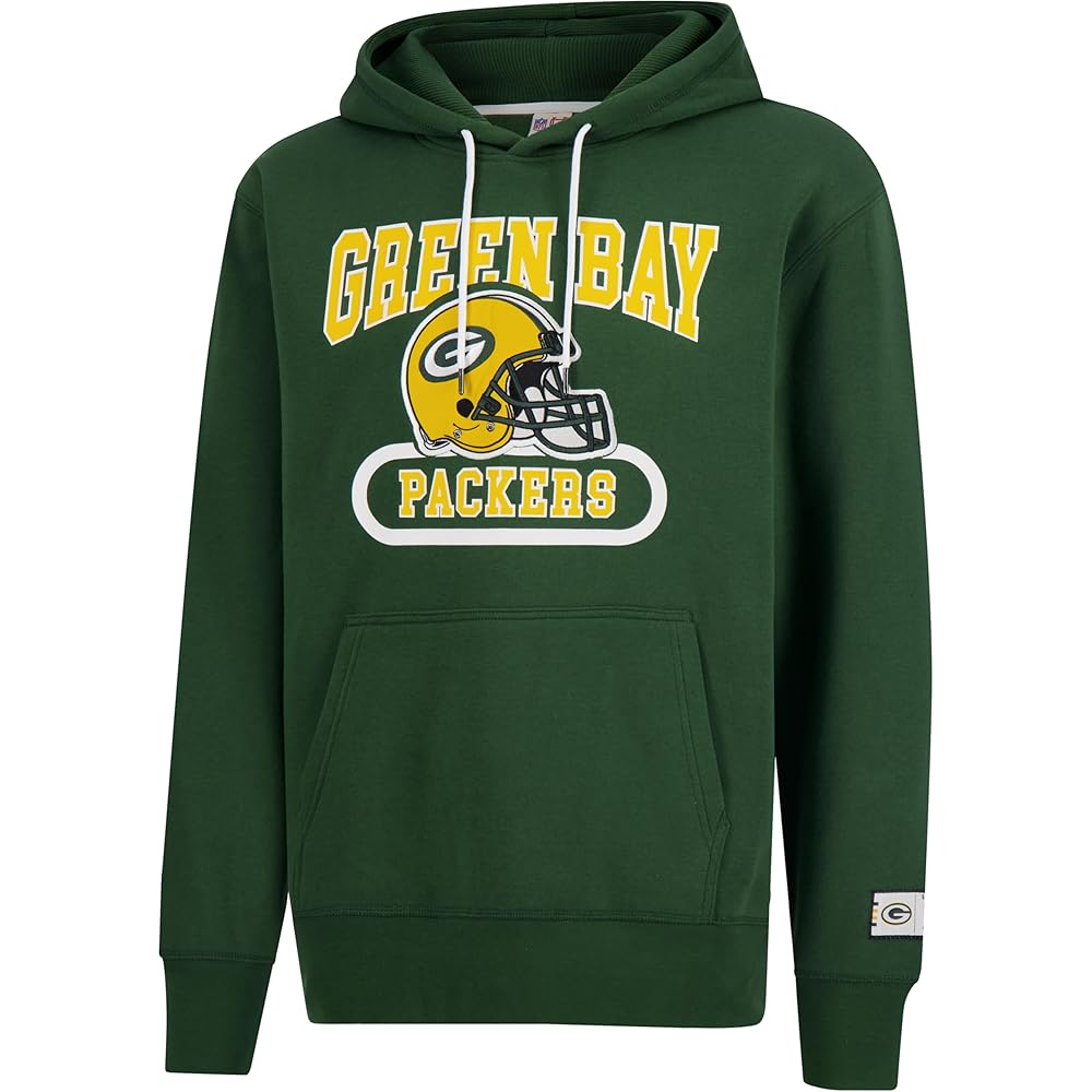 Ultra Game NFL Official Adults Super Soft Beast Mode Hoodie Sweatshirt - Unisex, Green Bay Packers, Team Color 24, Medium