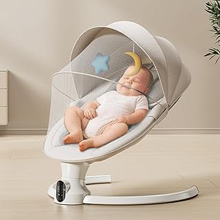 StarAndDaisy Swing Rocker for Baby with Automatic 5-Level Swing – Infant &amp; Toddler Rocking Chair with 3-Level Adjustable B...