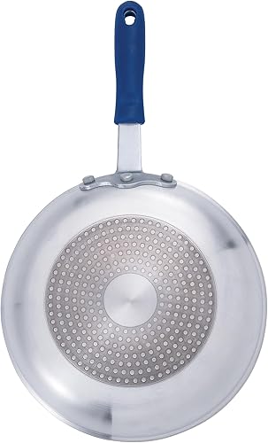 Miniatura 2 de Winco Sartén de aluminio de grado comercial con mango Stay Cool, compatible con inducción, acabado antiadherente, 12 pulgadas