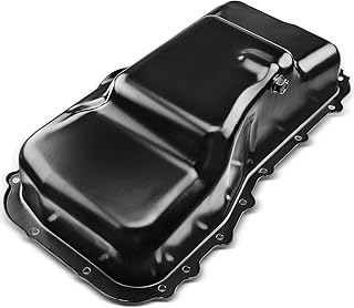A-Premium Engine Oil Pan Sump with Drain Plug Compatible with Dodge Grand Caravan Caravan Dynasty Chrysler Town & Country New Yorker Imperial Plymouth Grand Voyager Voyager
