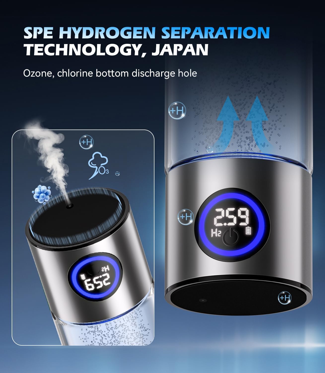 Ozone and Chlorine Discharge Hole