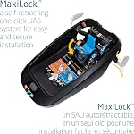 Maxi Cosi Mico Base de sièges pour voitures pour enfants - Compatible avec tous les sièges de voiture pour bébés Mico, réglables, jambe anti-rotation de stabilité, verrouillage de ceinture intégré, auto-rétractable un clic UAS Système, noir