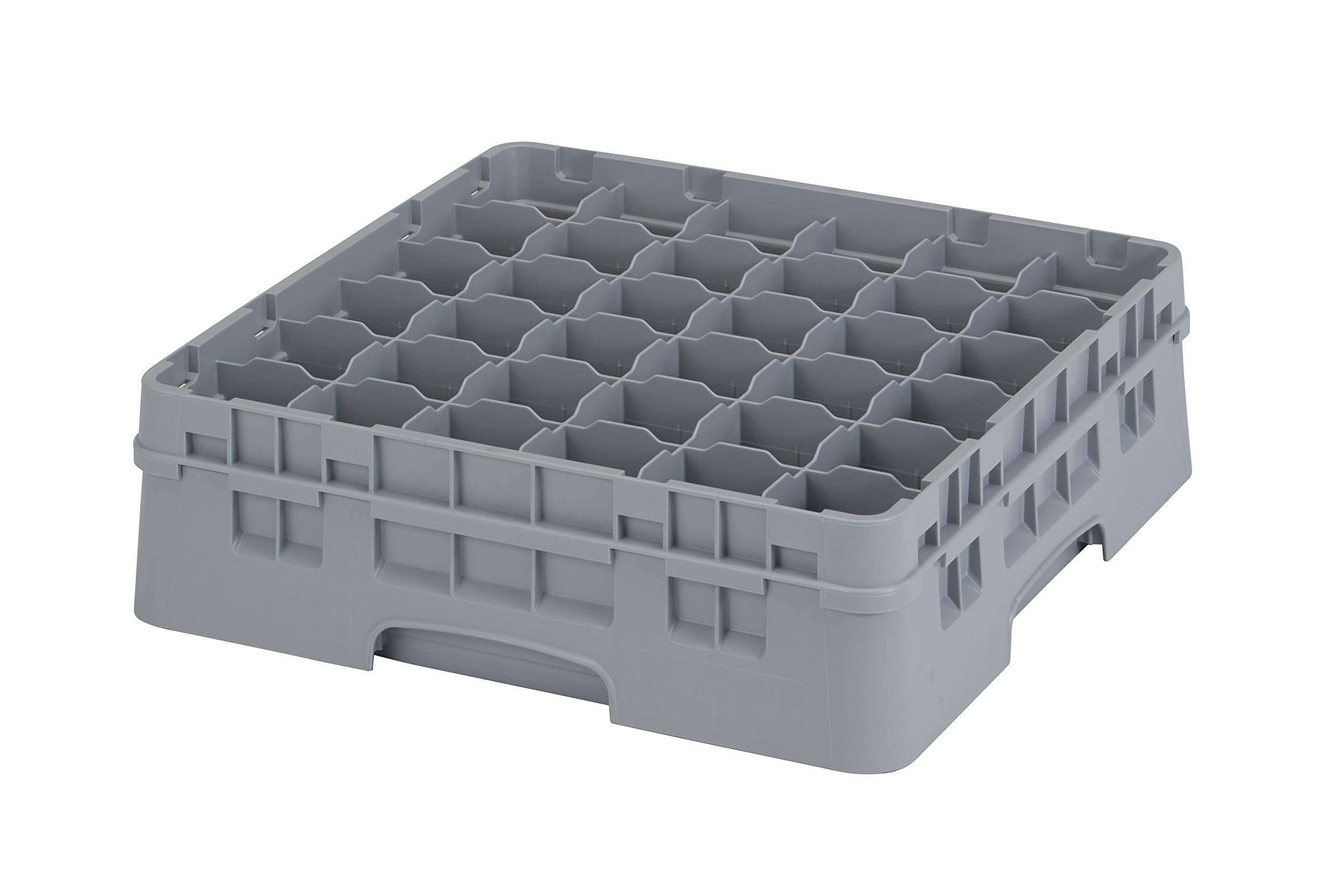 36S418151 Camrack 36-Compartment 4 1/2-Inch Glass Rack by Cambro – 4-1/2-Inch, Plastic, Soft Gray