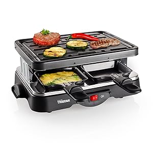 Tristar RA-2949 – Parrilla adecuada para cuatro personas, con grill