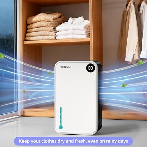 Miniatura 9 de Deshumidificador, deshumidificadores pequeños Scozza para habitación del hogar, silencioso con apagado automático, deshumidificadores para