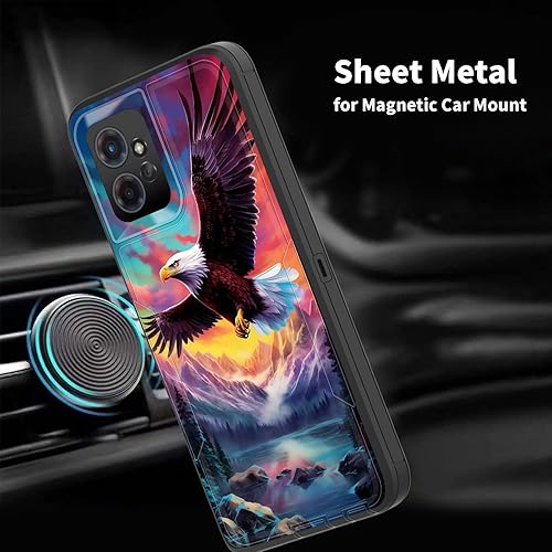 Miniatura 10 de Funda para Moto G Power 5G 2023, híbrida de doble capa (compatible con montaje magnético) a prueba de golpes, protección contra caídas para Motorola