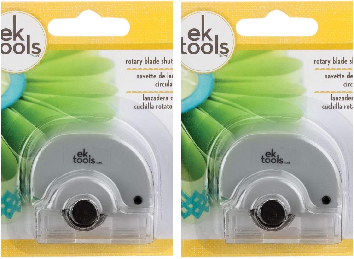 2 Pack Bundle EK Tools Cutterpede Straight Rotary