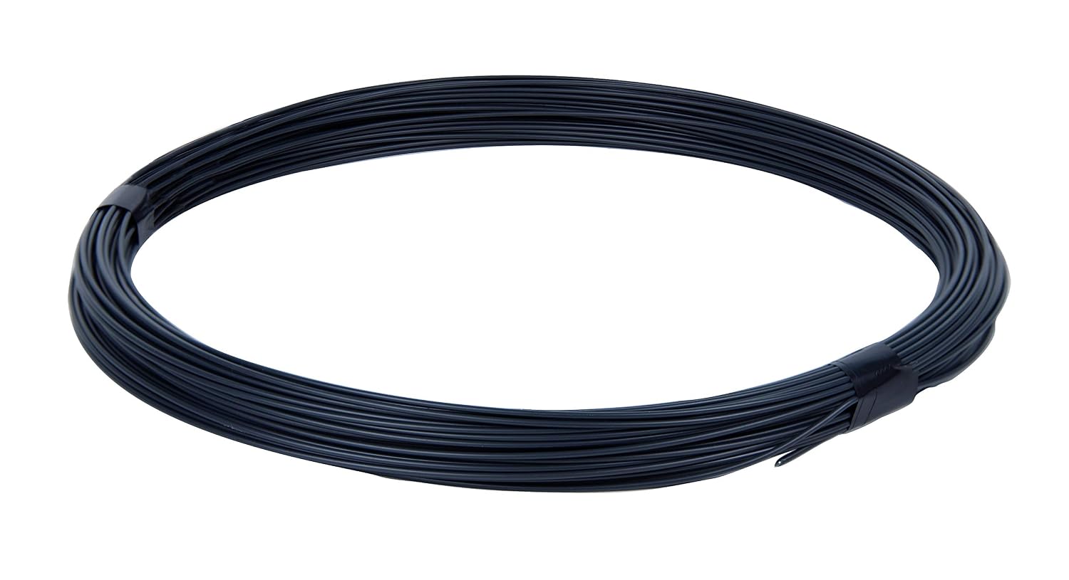 Alberts GAH 530334 Binding, galvanised, Anthracite Plastic Coated, Length 50 m, Wire Diameter 2 mm, Charcoal, Meter