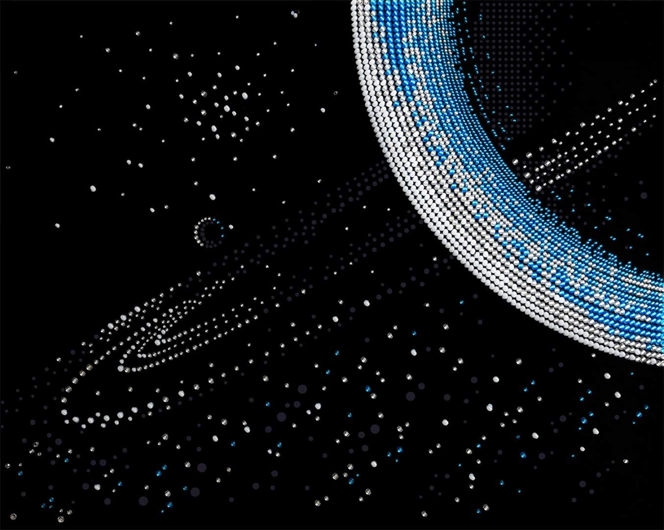 MINC88001 - Miniart Crafts - Saturn Bead Embroidery Kit