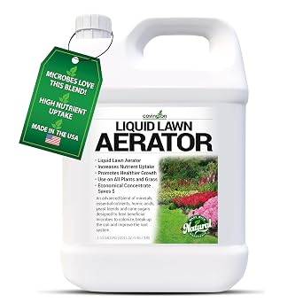 Covington Liquid Lawn Aerator 2.5 Gal Soil Conditioner & Softener for Lawns & Gardens Loosens Clay & Compacted Soil for Better Water & Nutrient Absorption USA Made Liquid Aeration Concentrate