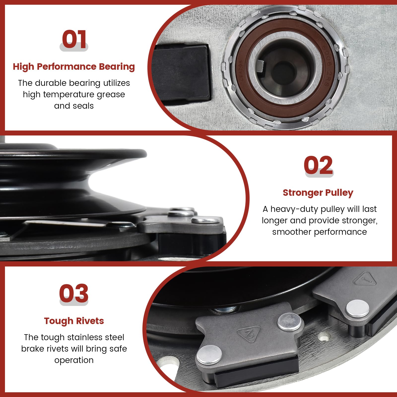 Amazon.com : Max Motosports Electric PTO Clutch Replacement for