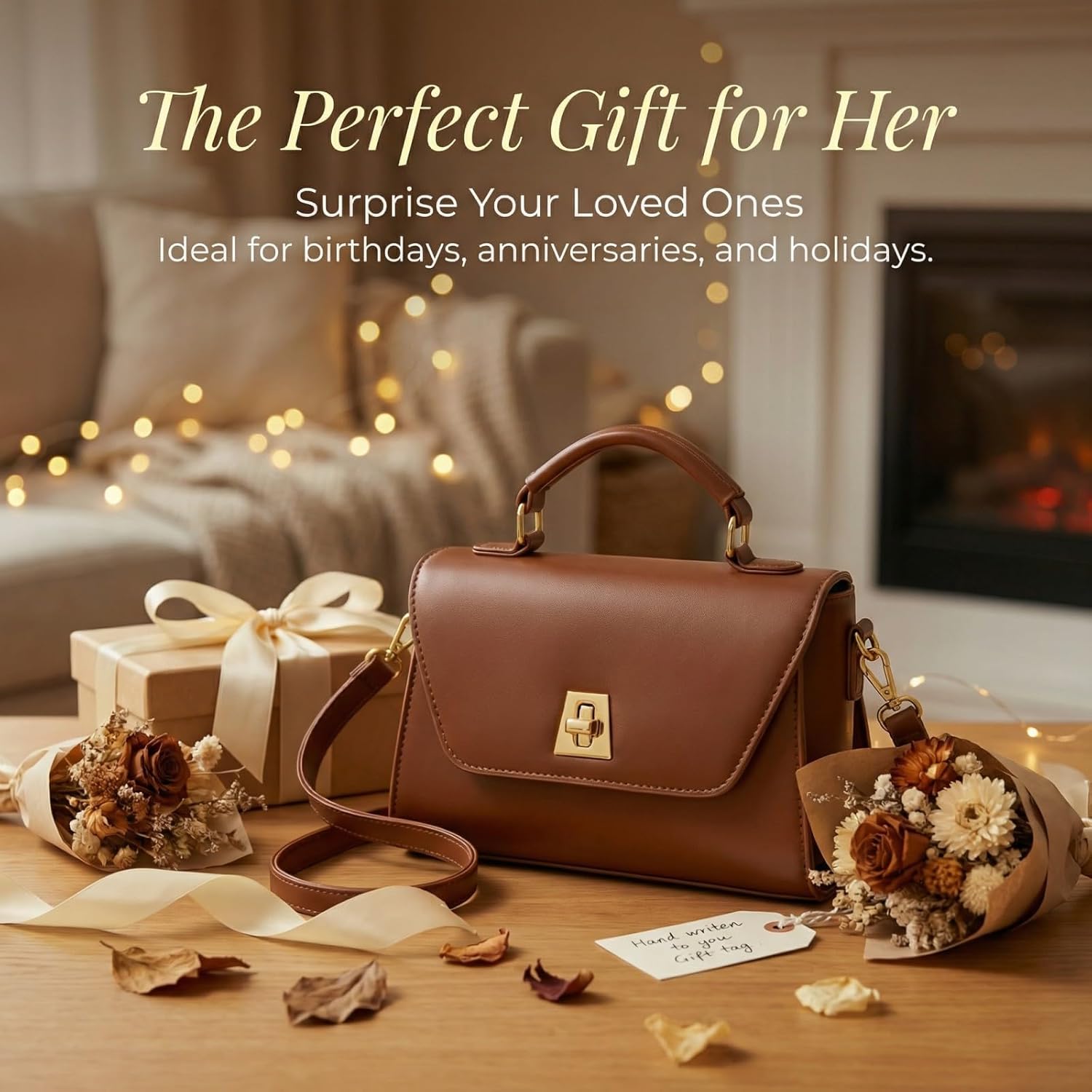 Shoulder Bags Retro Classic Purse Clutch Shoulder Simple HandBag with Zipper Closure Crossbody for Women - Image 7