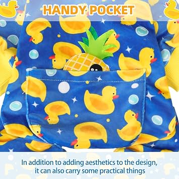 PUPTECK Soft Fleece Dog Pajamas for Small Medium Dogs, Dog Onesie Puppy Sweaters Clothes Jumpsuit Pjs, Cute Jammies Cat Coat Pet Costume Apparel
