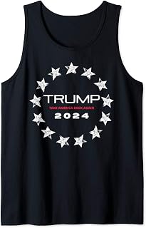 Donald Trump 2024 Reelect Take America Back Again Betsy Ross Tank Top