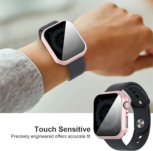 Vista 64 de Suoman Paquete de 3 fundas protectoras de pantalla de privacidad para Apple Watch Ultra 3/2/1 de 1.929 in (antimiradas), funda de vidrio templado
