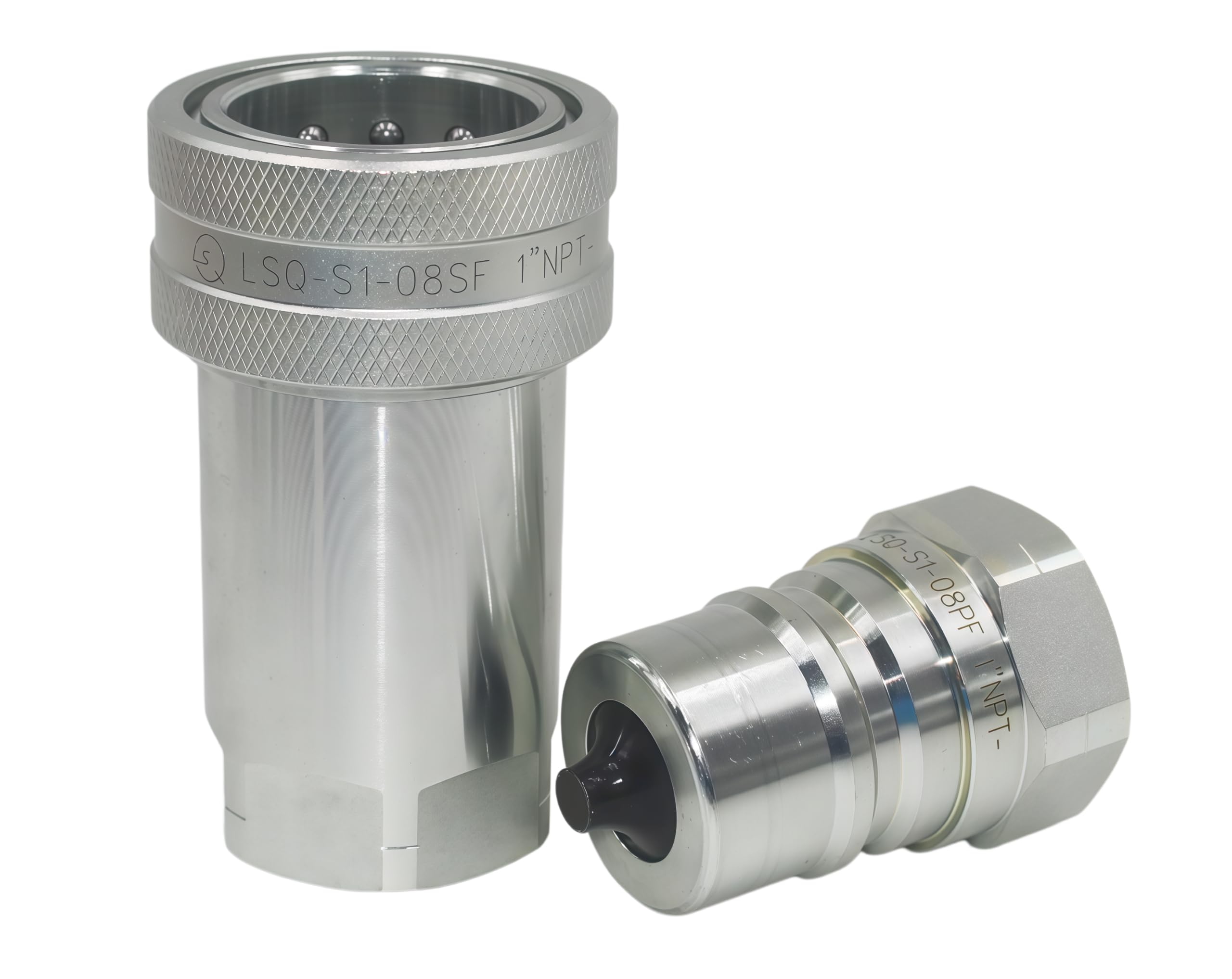 Raccord hydraulique ISO 7241-A en acier au carbone forgé 1" NPT LSQ-S1-08SF/PF