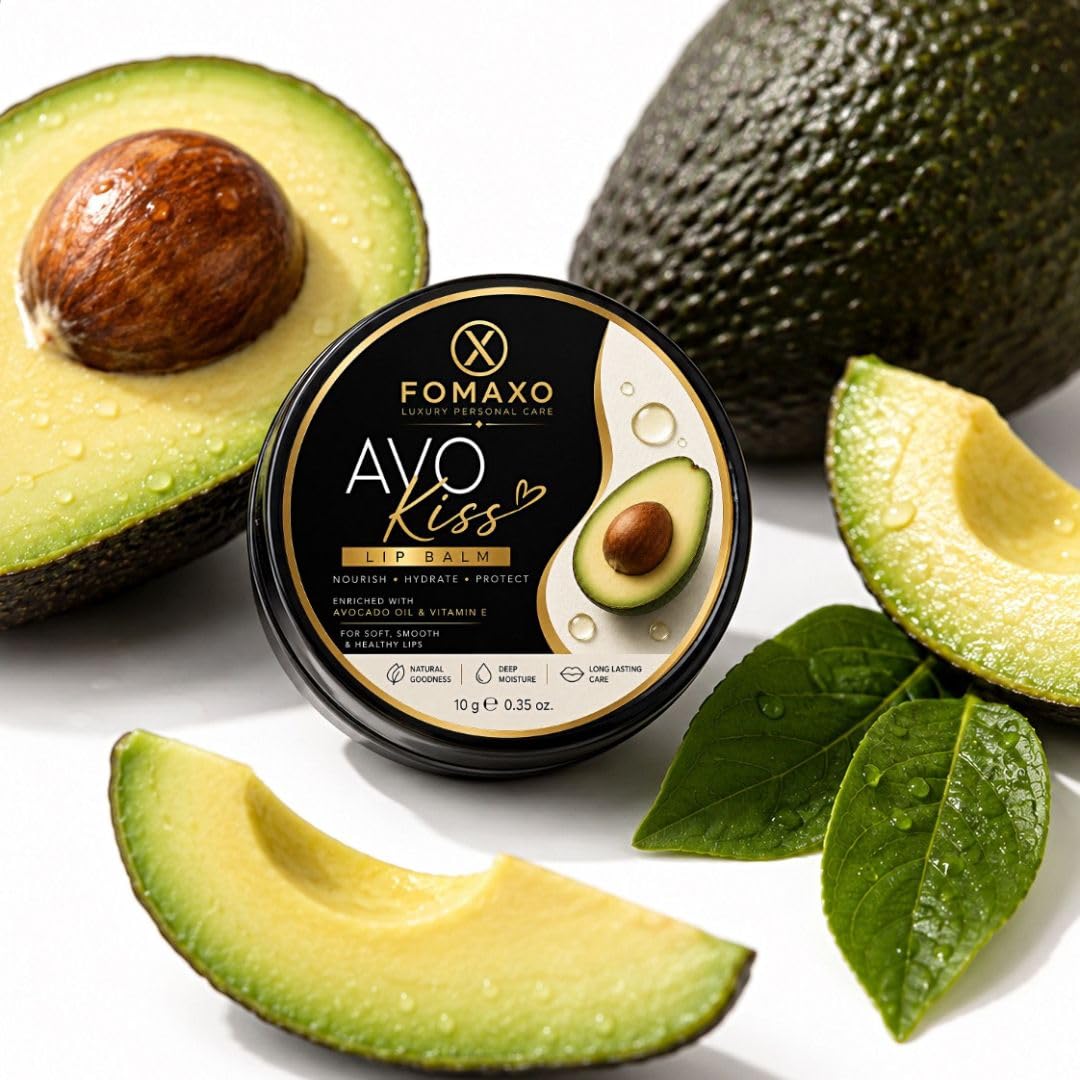AVO Kiss Lip Balm – Avocado Oil & Peppermint | Deep Hydration, Cooling Effect, Nourishing Lip Care | Smooth, Soft & Healthy Lips (10g)-picture-16