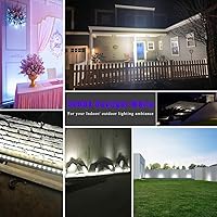 Vista 2 de New Upgraded LED Wall Washer Lights with Waterproof Breather Valve, 36W Plug in LED Light Bar, 5000K Daylight Waterproof Outdoor/Indoor Bar for Art