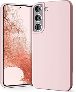 GOOSPERY Liquid Silicone Designed for Galaxy S22 Case (6.1 inches) Silky-Soft Touch Full Body Protection with [Soft Microfiber Lining] Shockproof Cover Case - Pink