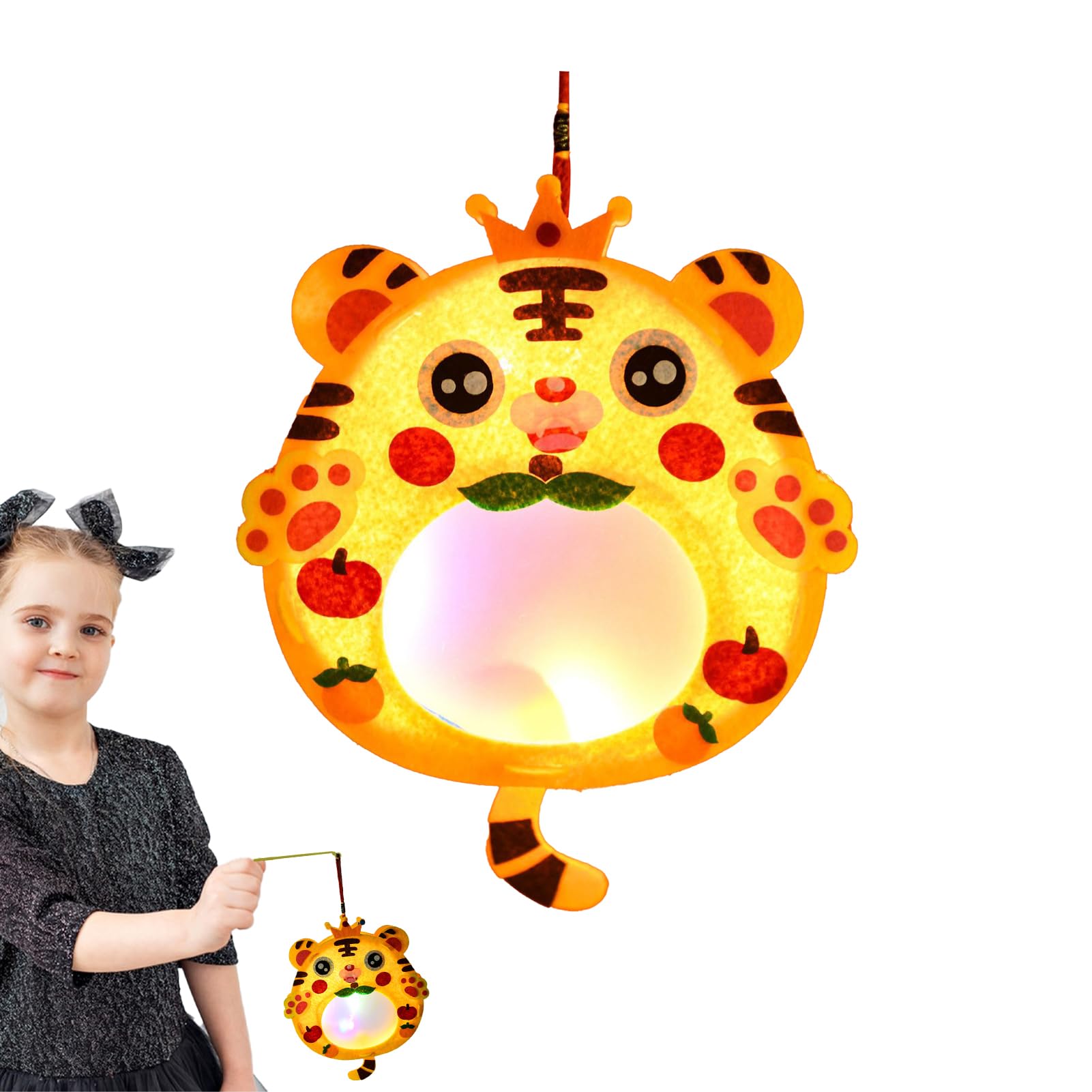 ZUREGO DIY Lantern Craft Kit | Creative Crafting Night Light Felt Cloth Animal Shaped Art Craft - Children Early Learning Activities for Kids' Parties, Gatherings, and Playtime